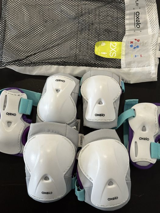 Kit proteção Oxelo- Joelheira, cotoveleira e pulso