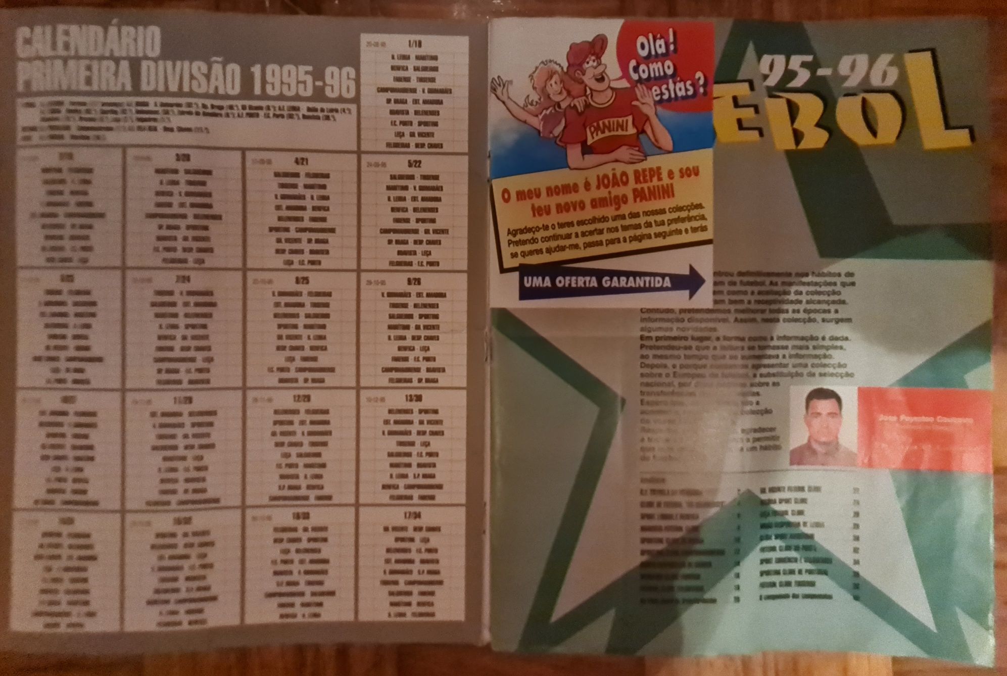 Album Completo Panini 95 1996