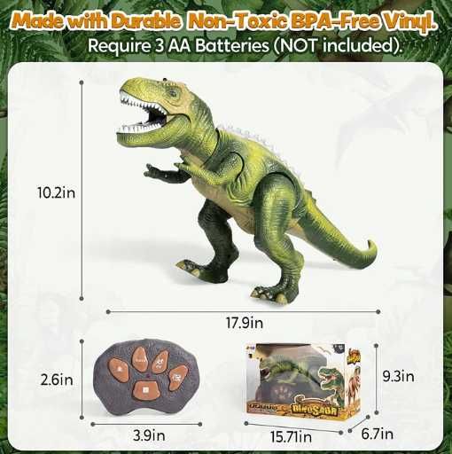 Dinozaur zdalnie sterowany zabawka dla dzieci gratis