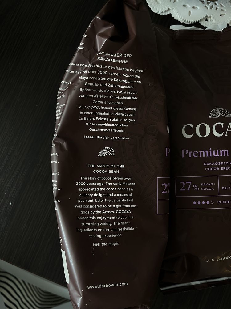 Шоколад какао Cocaya Premium Brown (27%)