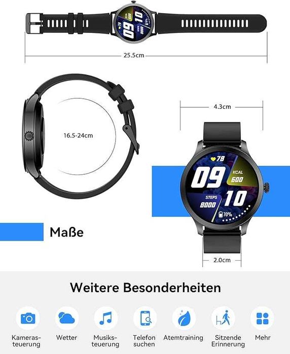 Smartwatch Tensky LW92 czarny