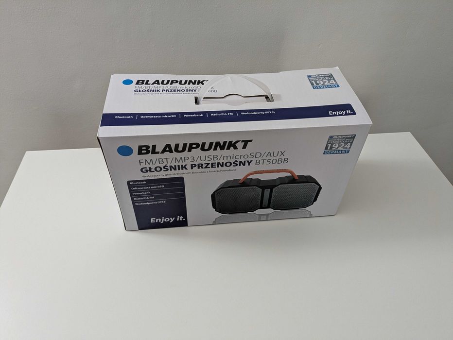 Glosnik Blaupunkt BT50BBbardzo głośny duże basy wysokie tony Bluetooth