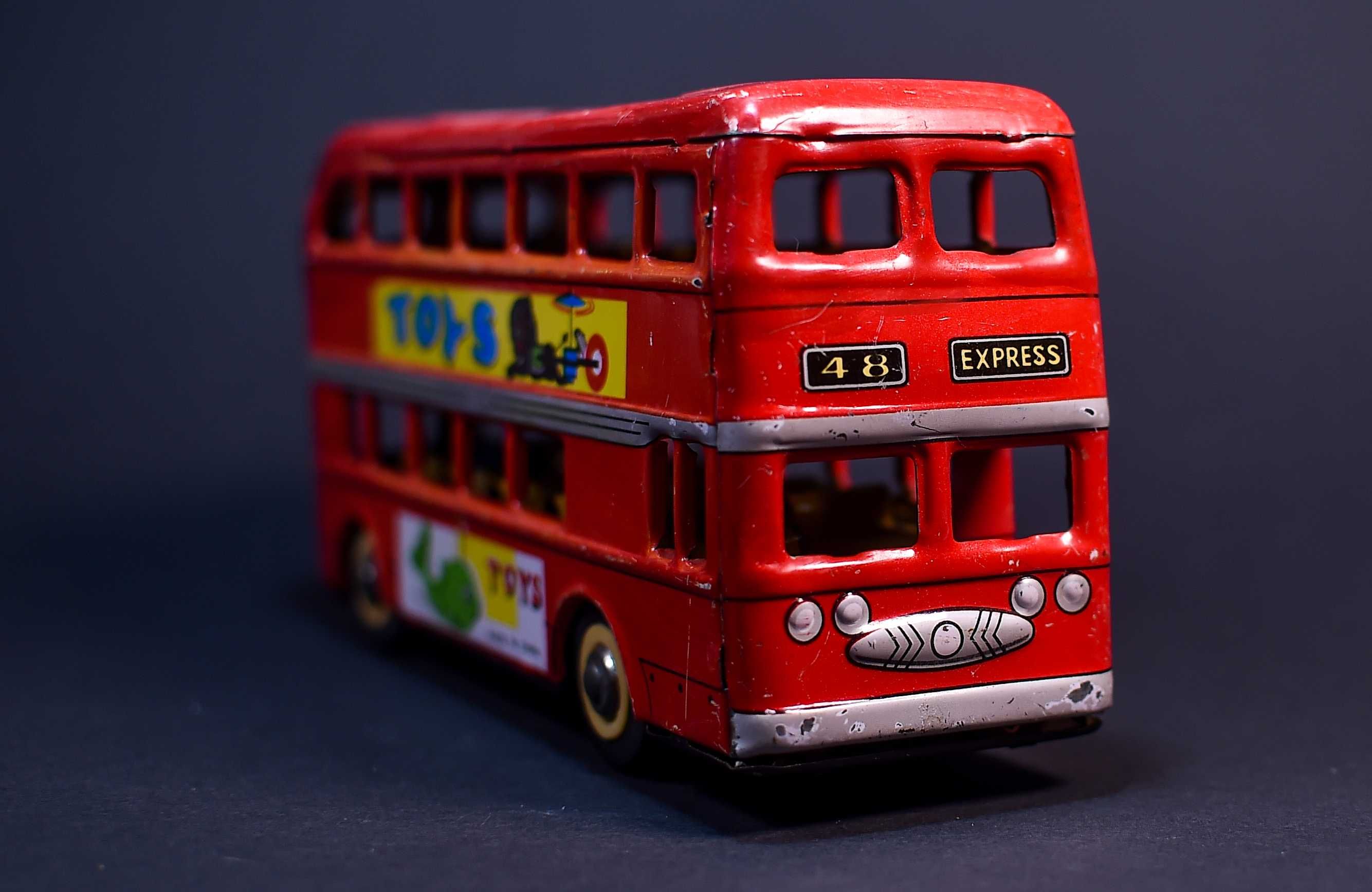 Stara Zabawka # Samochód BUS Double Decker 20x10,5