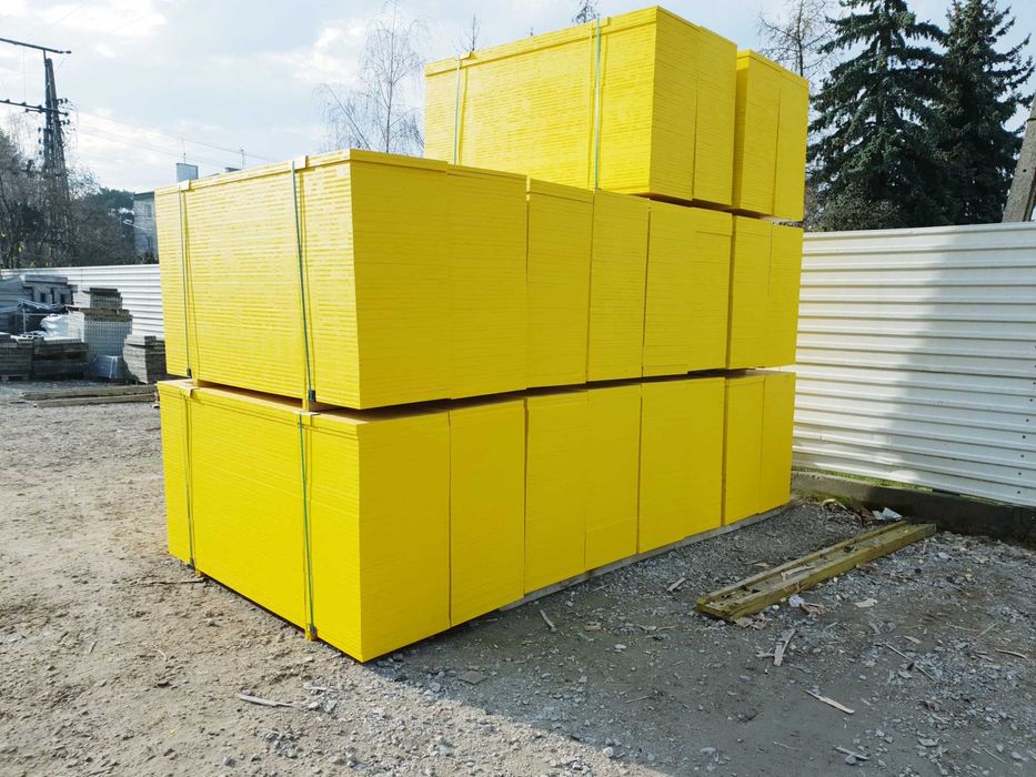 Sklejka szalunkowa topolowa 21x1250x2500, stemple budowlane, szalunki