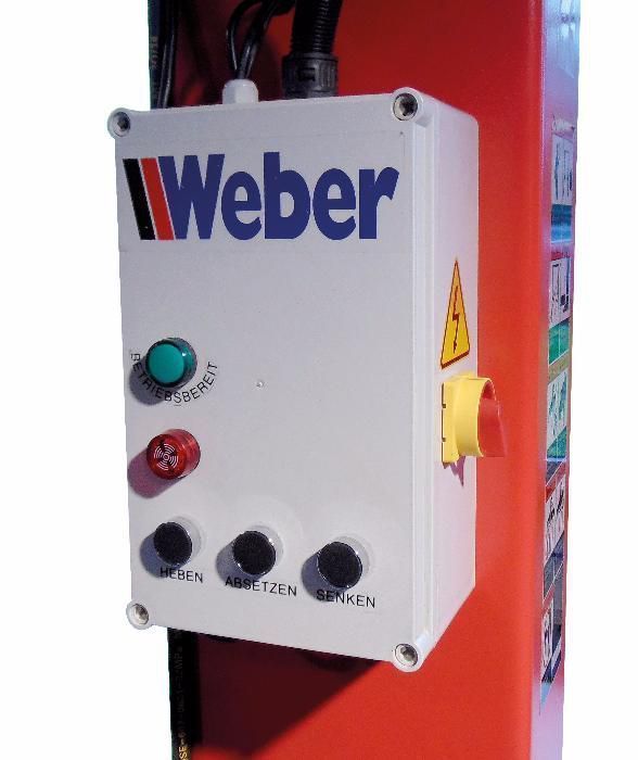 Elevador de 2 Colunas para automóveis 3500 kg WEBER monofásico