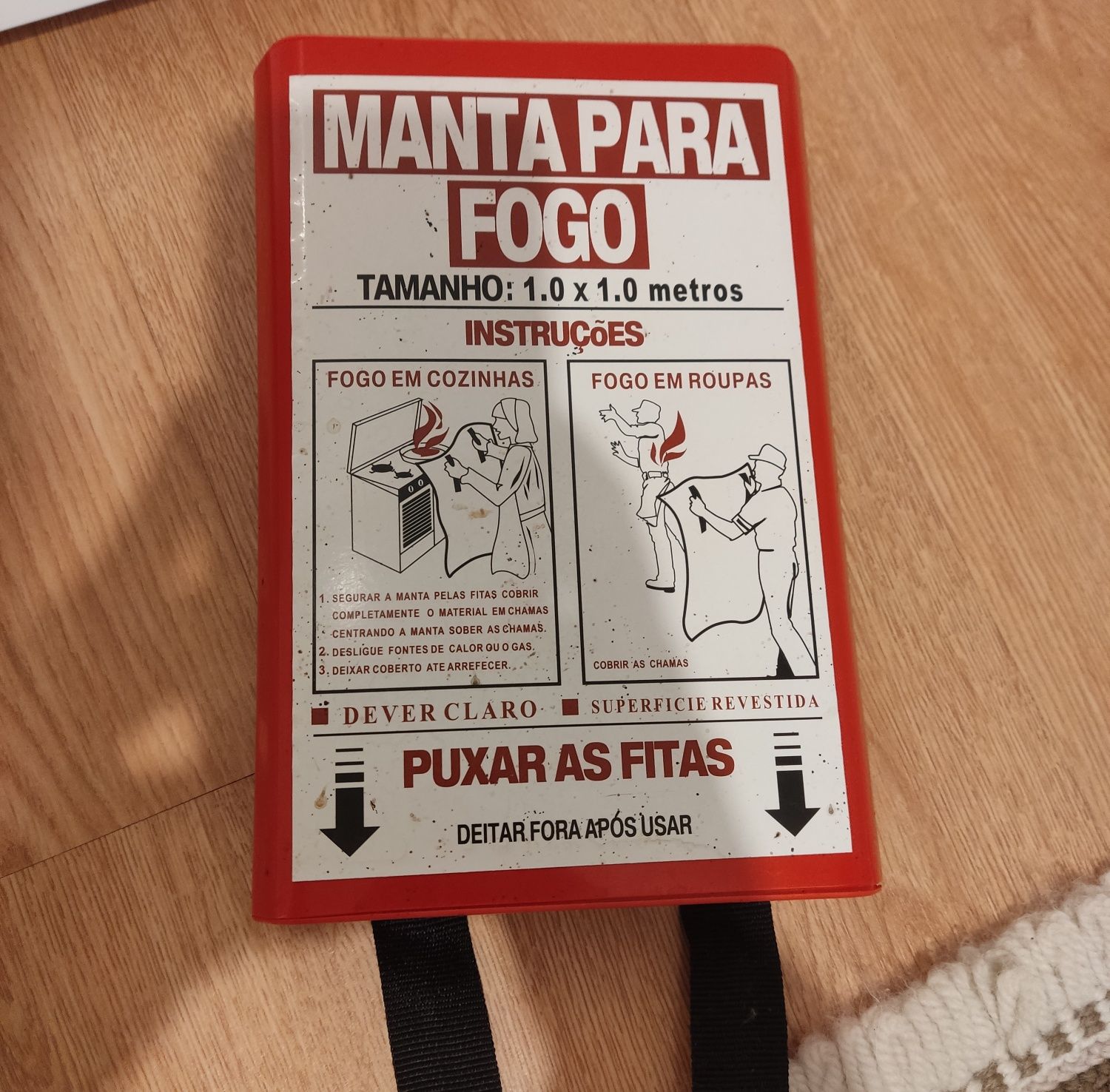 Manta Anti fogo - incêndio cozinha