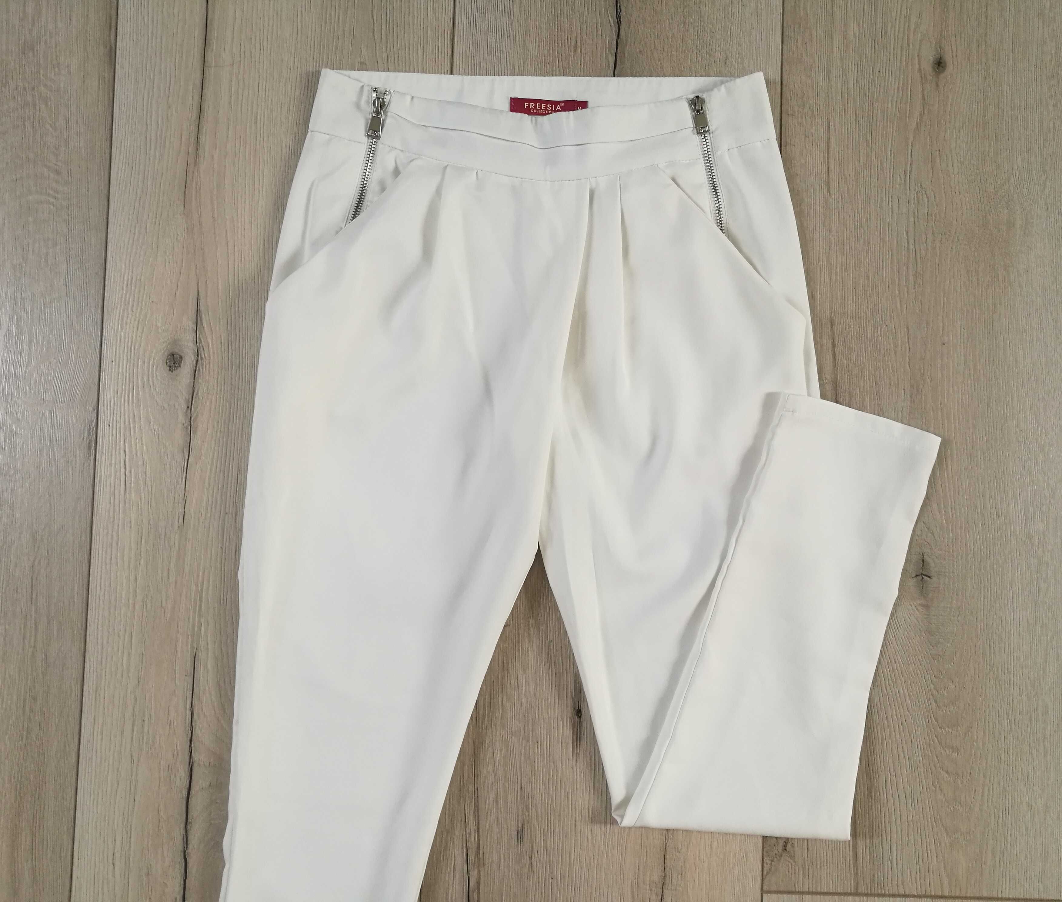 Damskie letnie spodnie ecru FREESIA 38