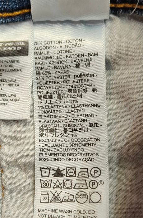 Wr) LEVI'S 512 oryginalne spodnie jeansowe Roz.31/29
