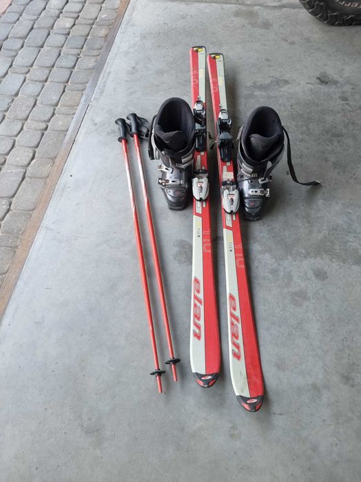 narty buty 42r, kijki