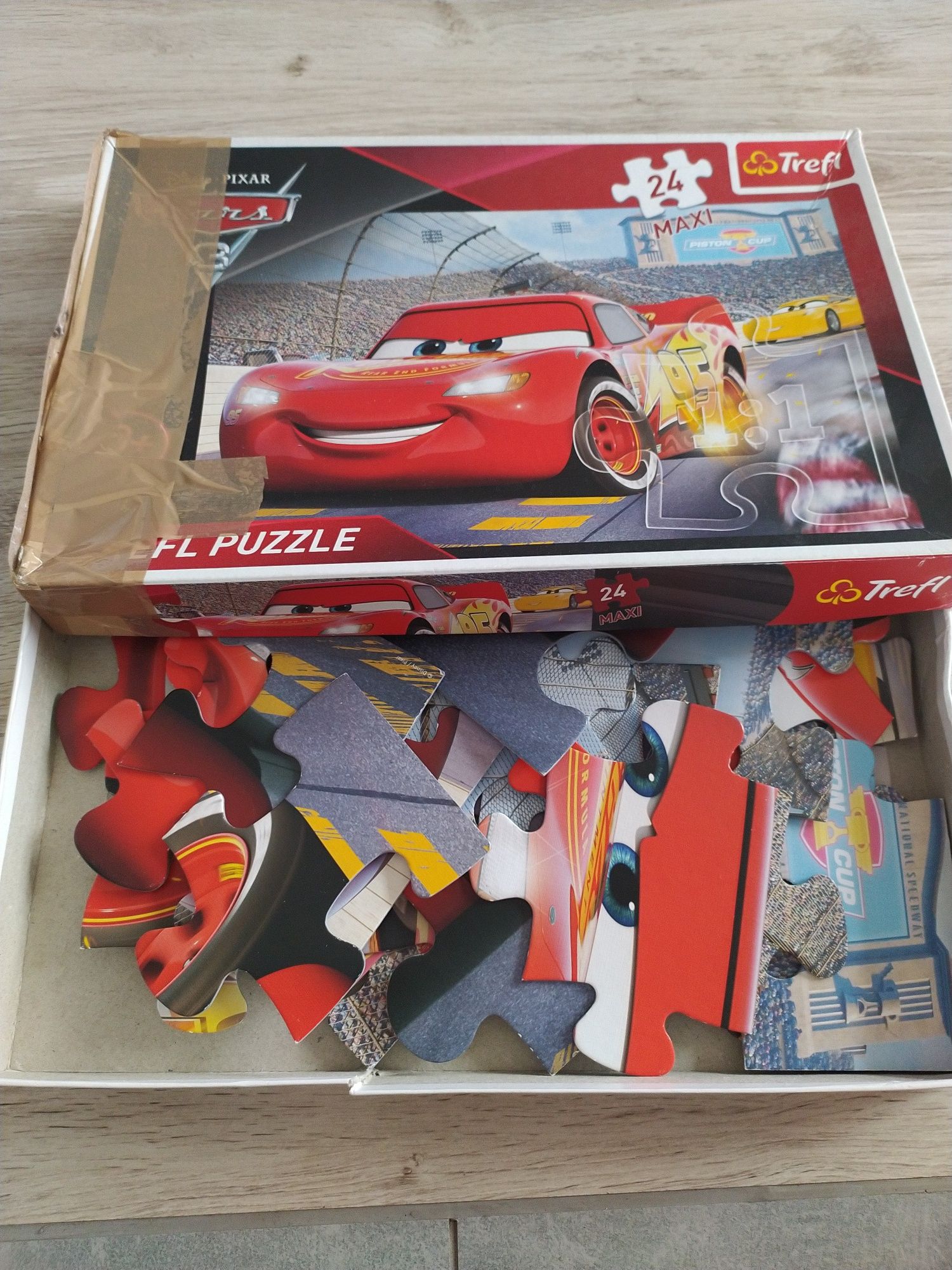 Puzzle Auta 3+ duże