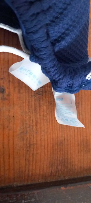 Top de biquini azul marinho bordas recortadas (scalloped)