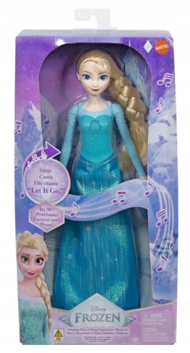 Frozen Kraina Lodu Śpiewająca Lalka Elsa Elza Śpiewa Po Angielsku