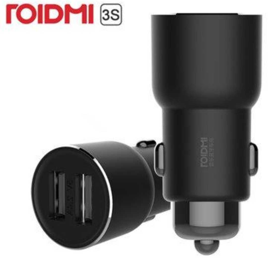 Roidmi 3S dual usb bluetooth музичний зарядний пристрій  Fm трансмітер