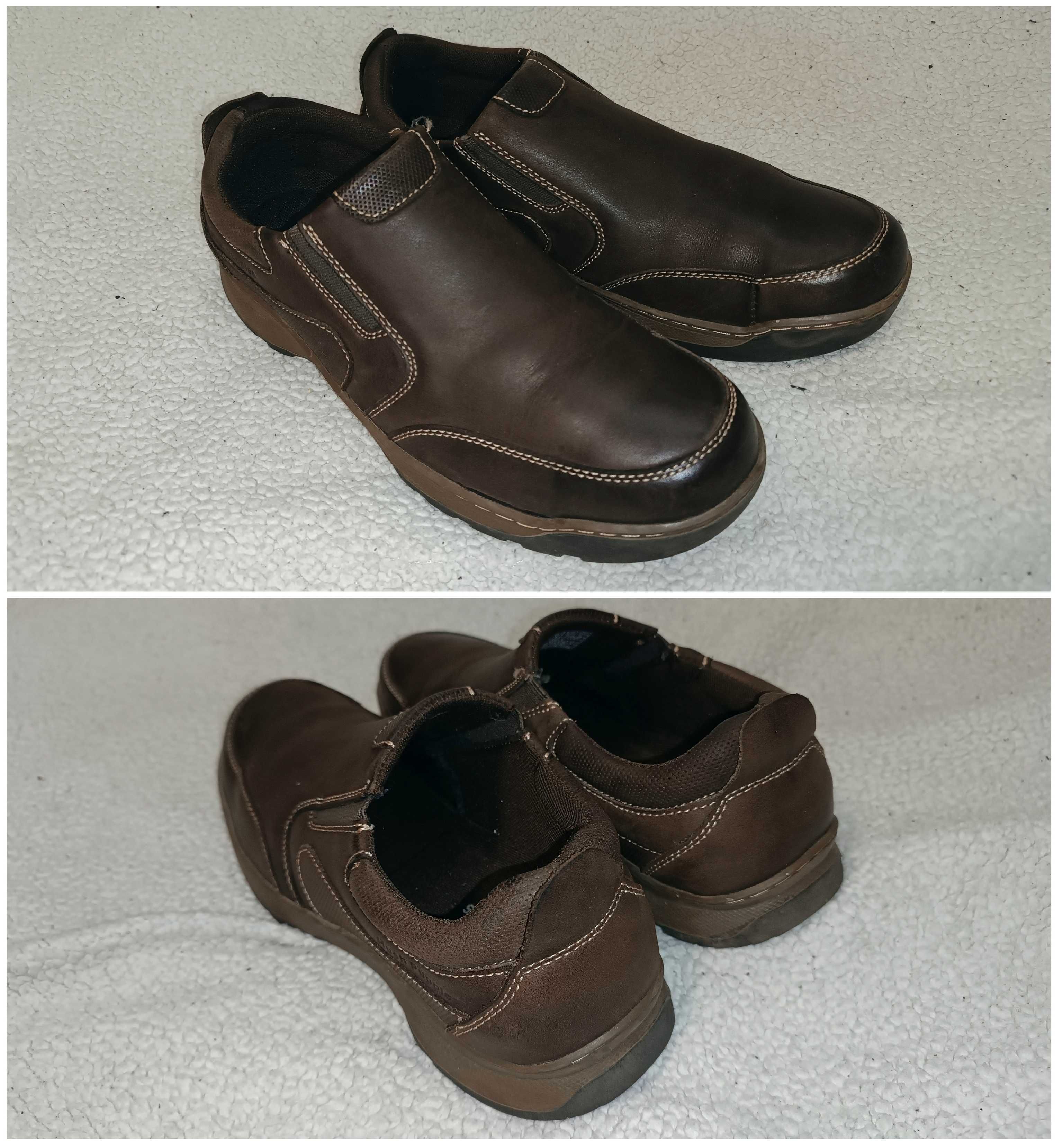 Туфли мокасины Hush Puppies USA кожаные 44 размер