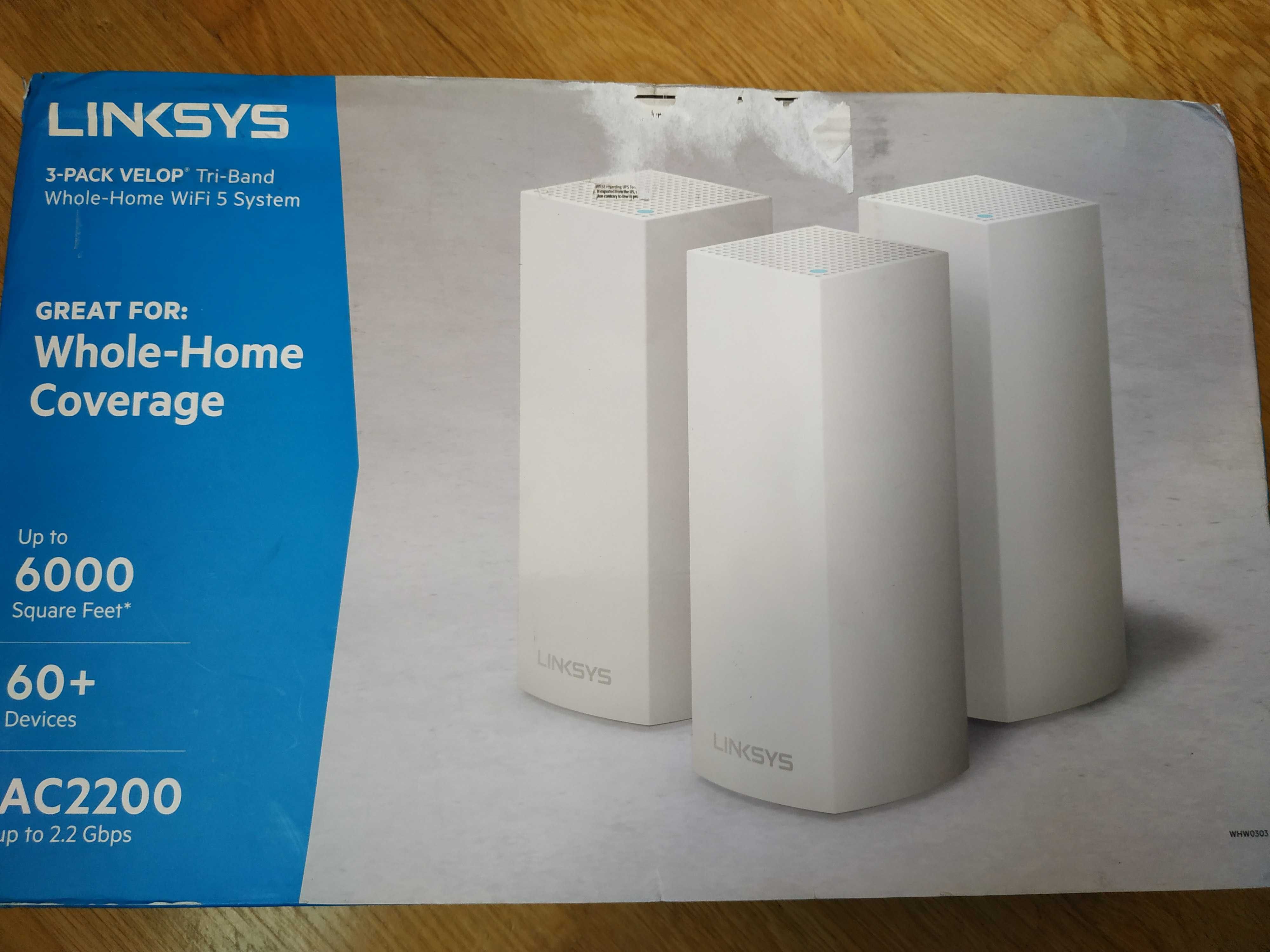 Linksys Velop WHW0303 Wi-Fi Mesh