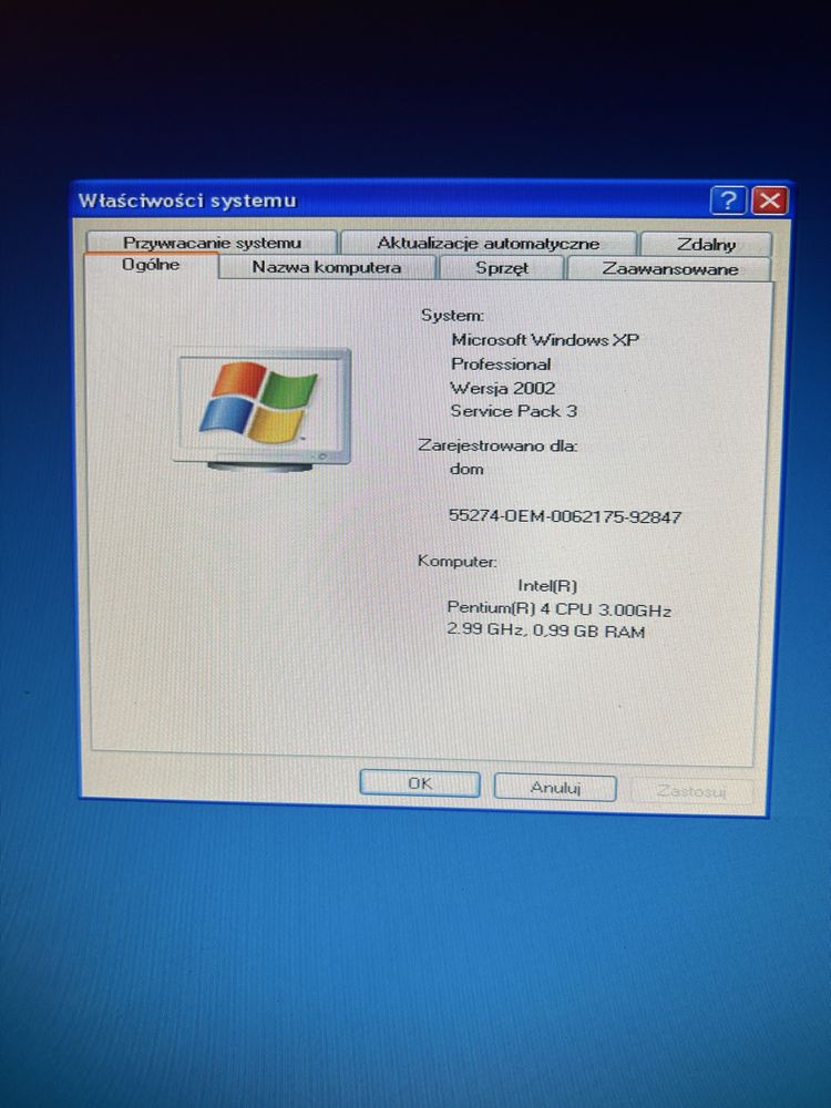 Komputer stacjonarny z Windows XP – retro Dell GX520
