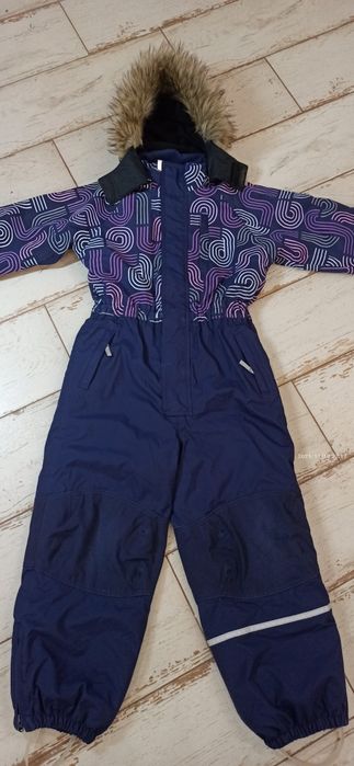 Zimowy kombinezon dla dziewczynki 8/9 lat 128/134 bdb