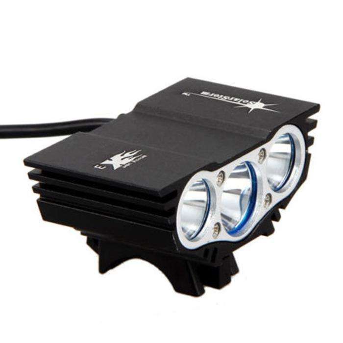 Luz led (Farol)  + bateria + carregador 12000lm bt Motocros etc
