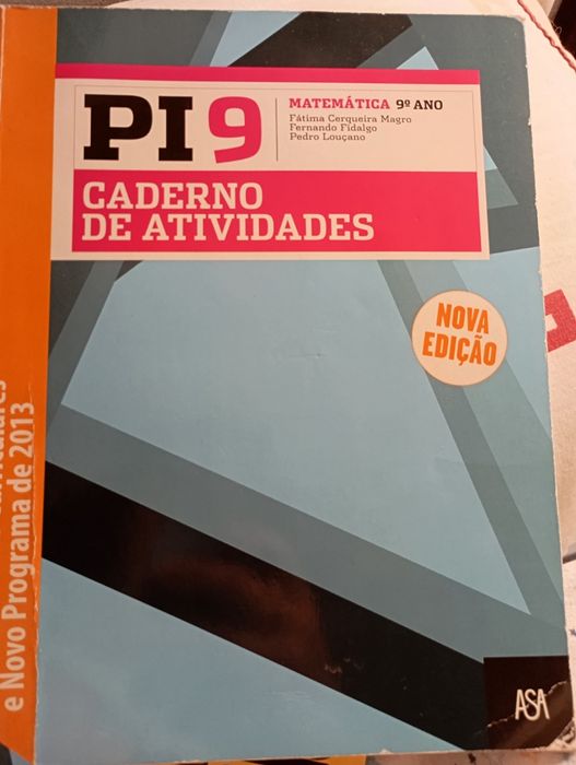 Caderno de atividades matemática PI9