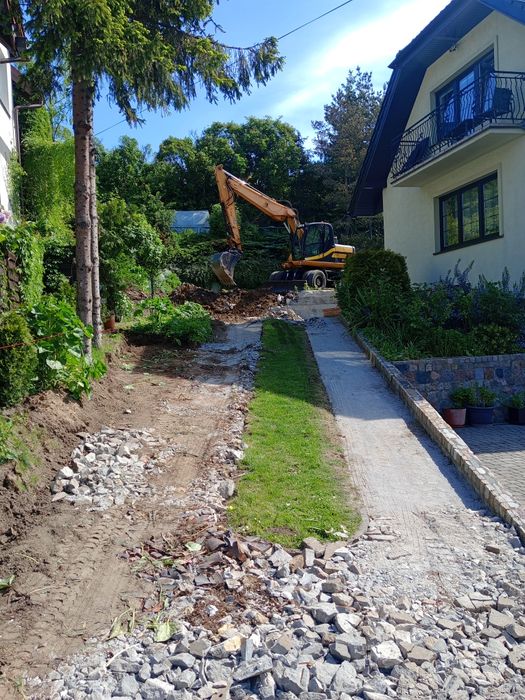 Prace ziemne koparka, wynajem wykopy i inne prace ziemne