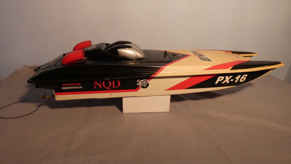 Łódź wyścigowa duża 80 cm - model rc zdalnie sterowany