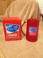 Оригинальная чашка Coca-Cola олимпиада 2004г