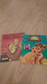 Pack cadernetas antigas Rei Leão 1 e 2 da Panini dos anos 90