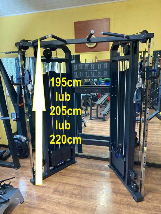 Brama narożna różne wysokości