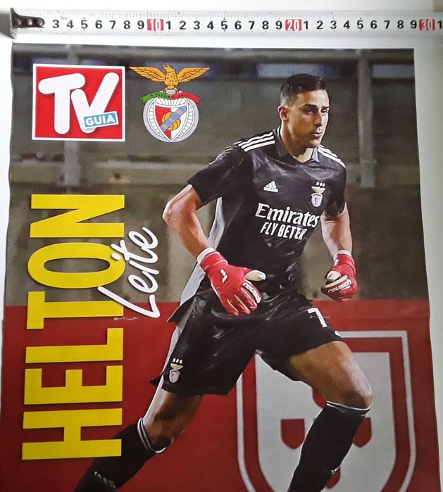 Poster Helton Leite do S L B - Sport Lisboa e Benfica