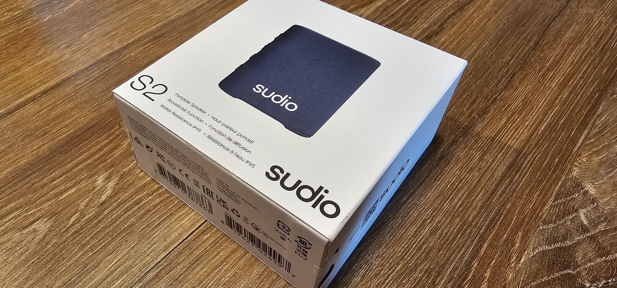 Głośnik bezprzewodowy Sudio S2 czarny bluetooth portable speaker