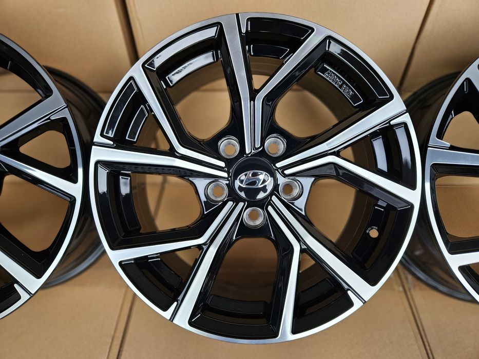 Hyundai 16 Nowe 5x114,3 Felgi i30 ix20 Elantra Kona ix35 Tucson Czarne