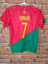 Koszulka piłkarska dziecięca Portugalia Ronaldo rozm. 140