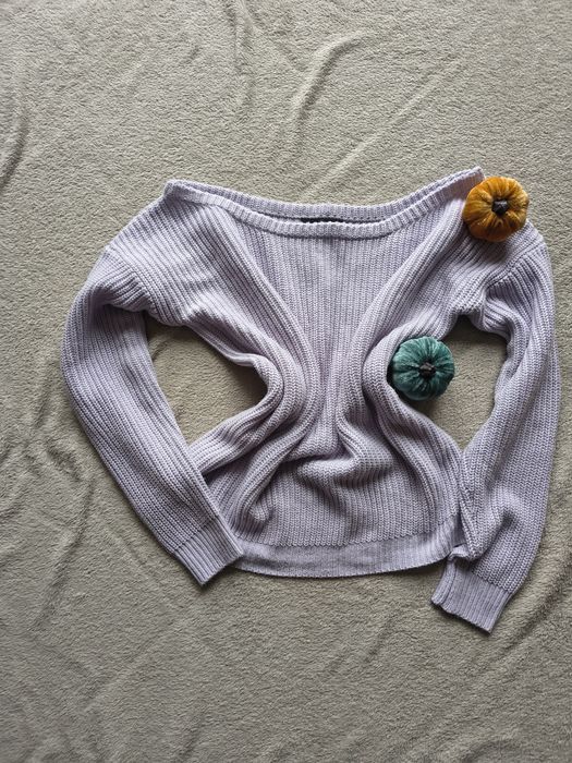 Fioletowy sweter