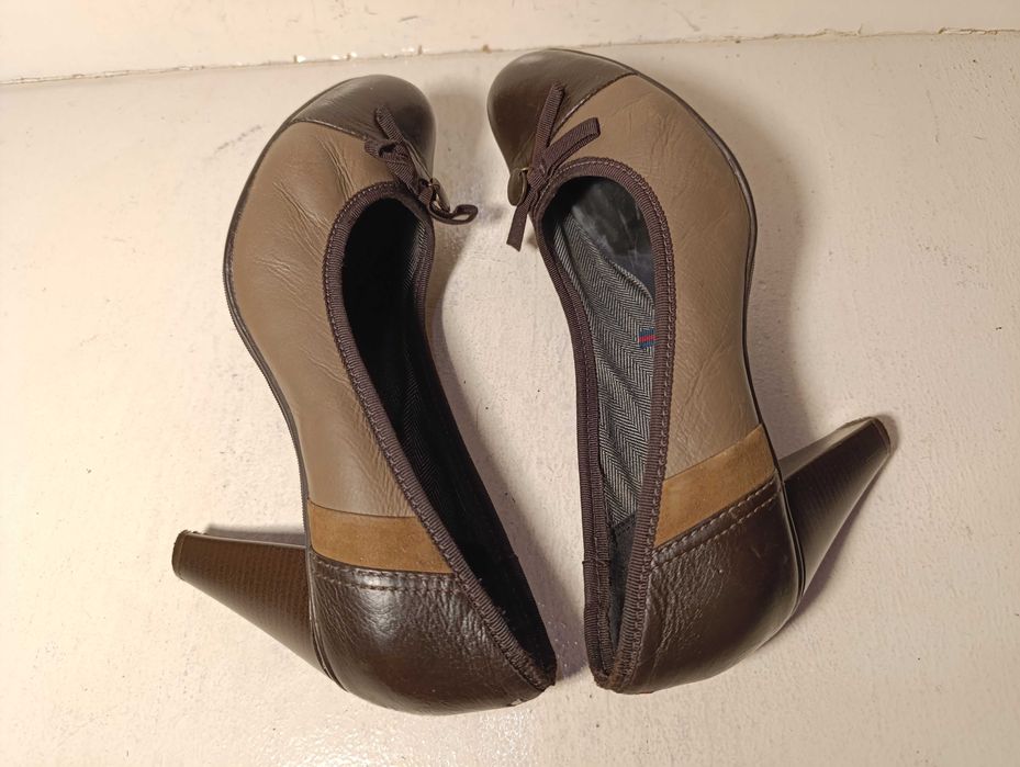 czółenka skórzane Tommy Hilfiger