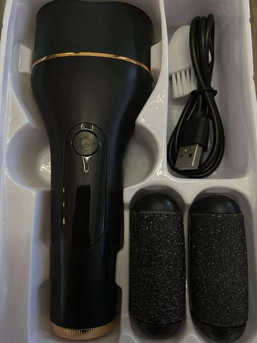 Elektryczny zdzierak do stóp AdamPark, ładowalny wodoodporny pedicure