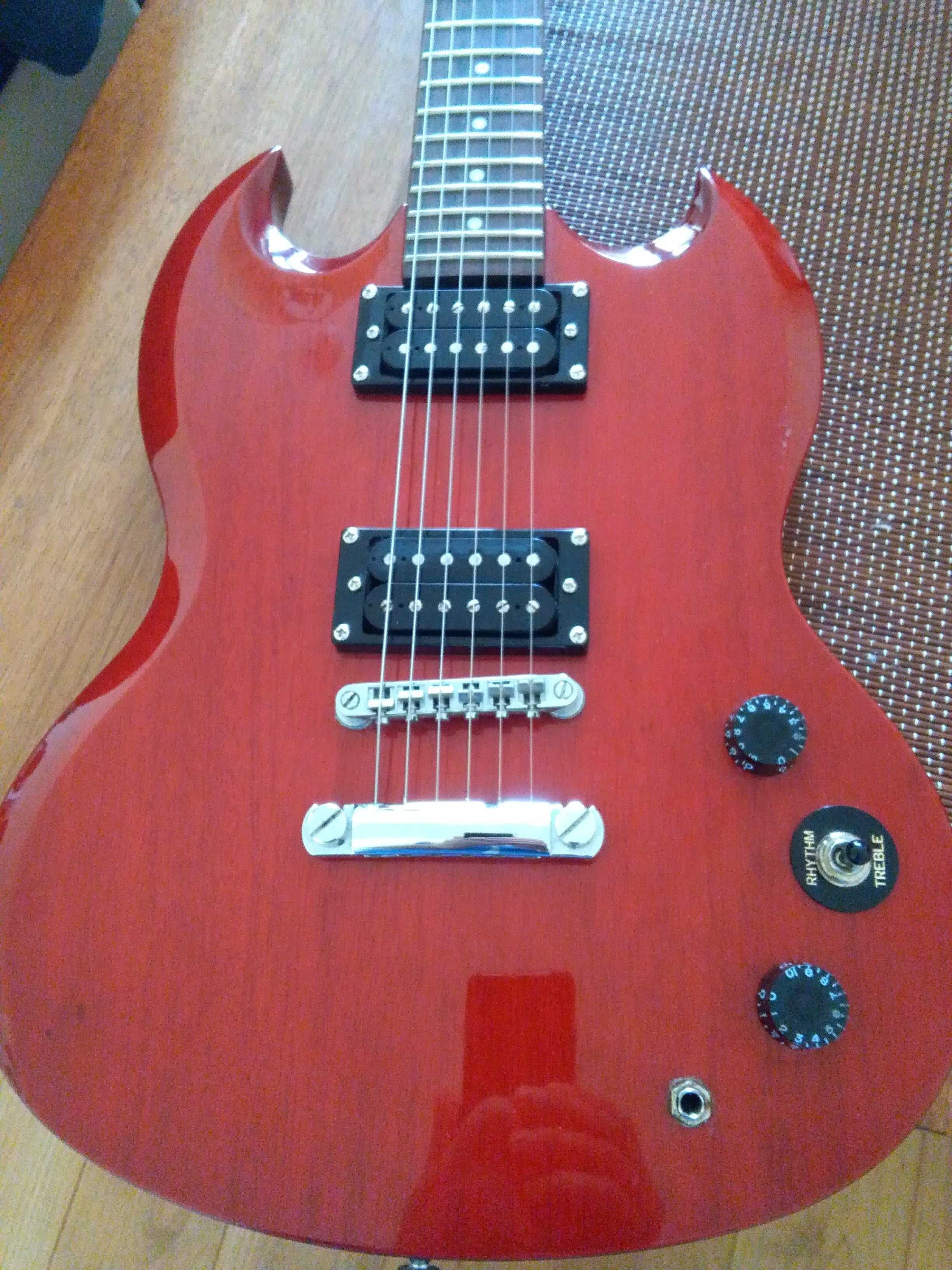 Gitara epiphone sg  + piecyk