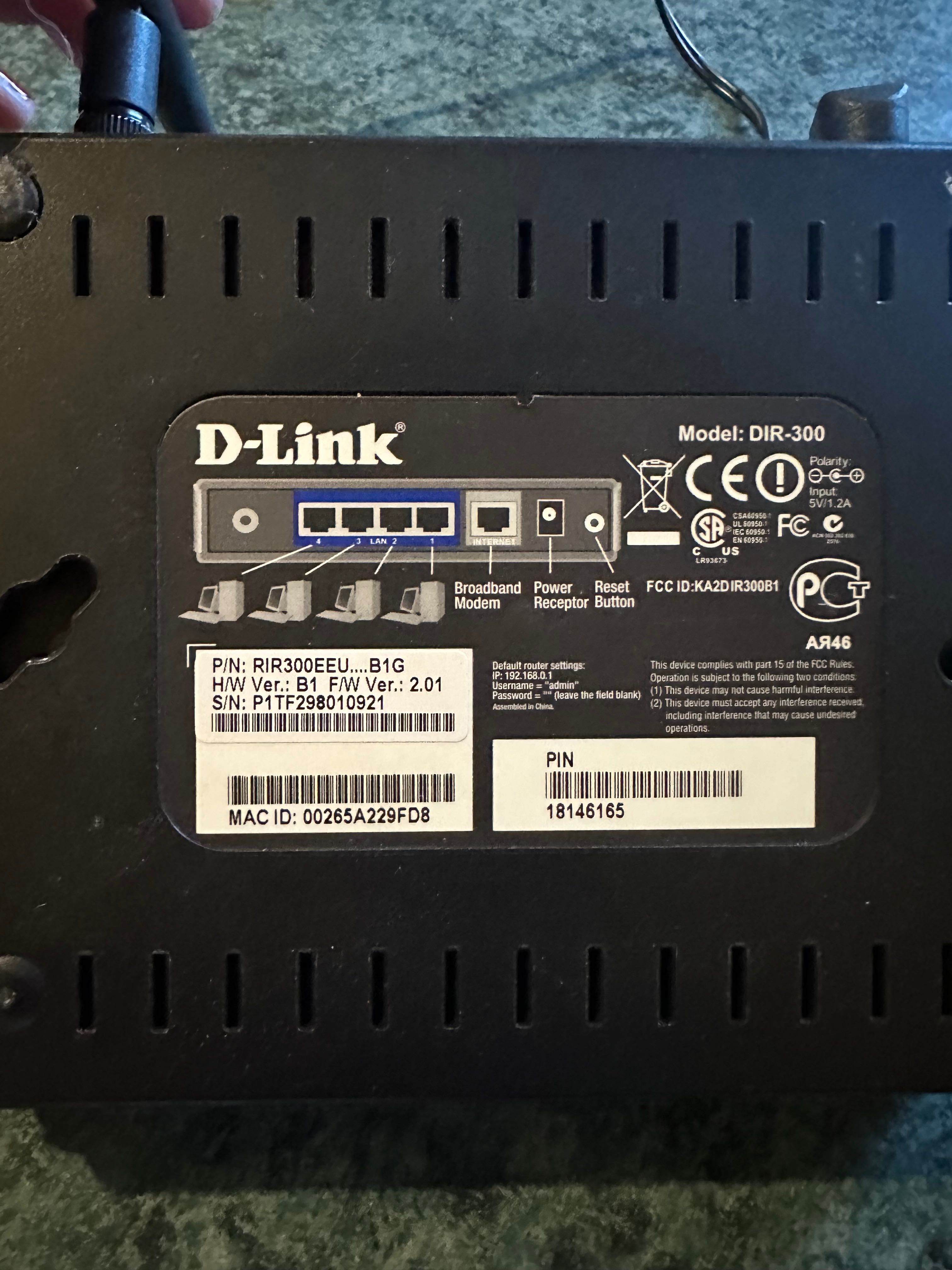 Роутер D-Link WiFi
