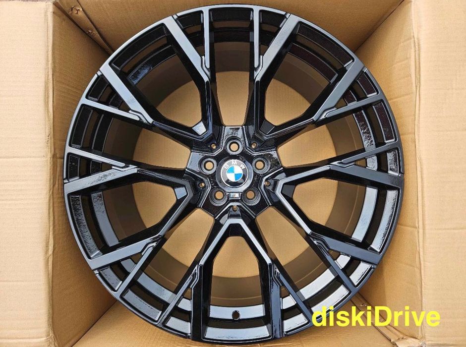 черные диски 809м стиль R20 21 22 на BMW X5 F15 G05 X6 F16 G06 X7 G07