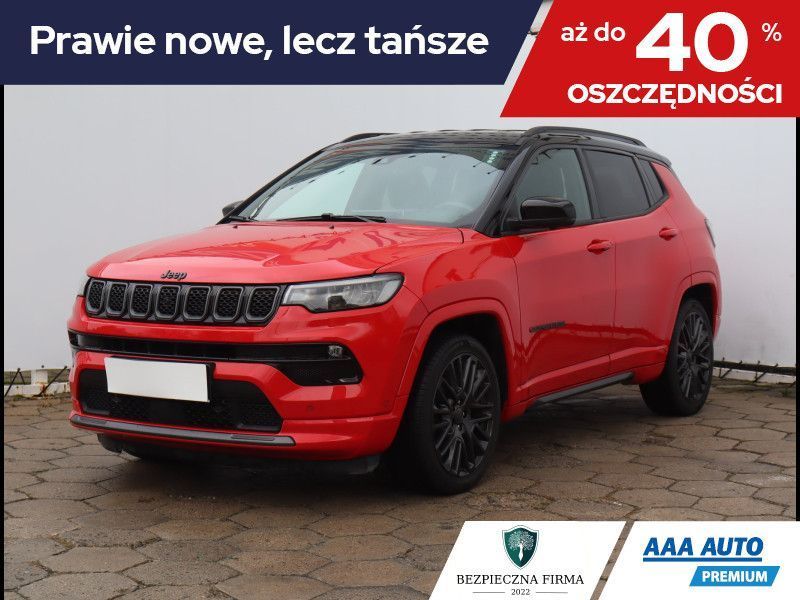 Jeep Compass 1.3 T-GDI S-Limited , Salon Polska, Serwis ASO, Automat, Skóra, Navi,