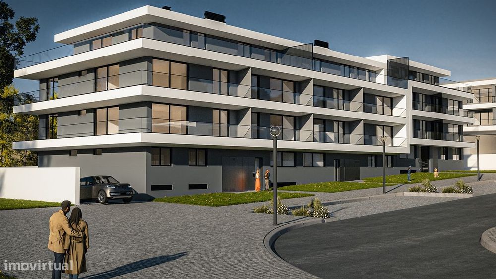 Apartamento T3 com varanda e garagem