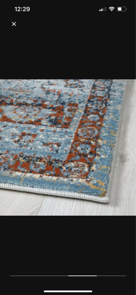 Dywan ikea niebieski wzor