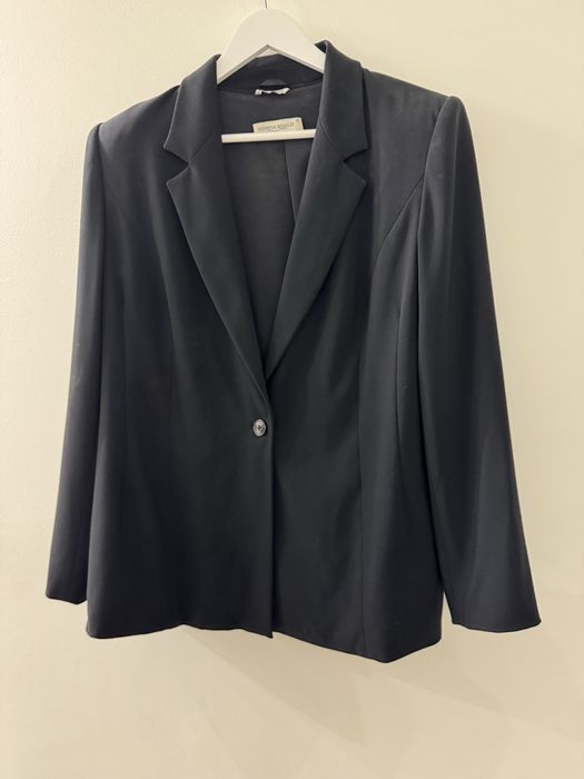 Marina Rinaldi marynarka, żakiet klasyczny czarny roz. 46