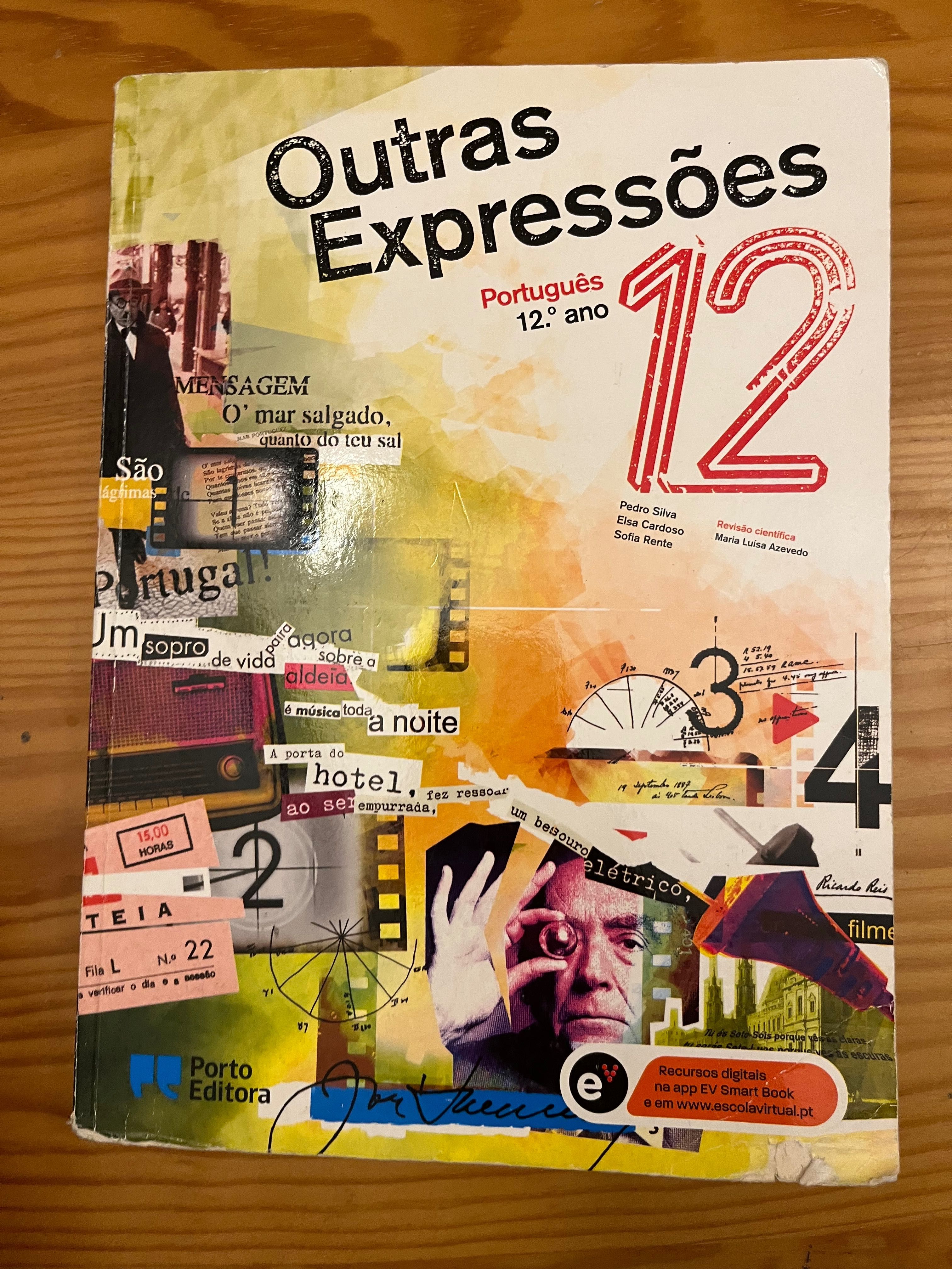 Manual de português “ Novas Expressões” de 12° ano + caderno de ativ.