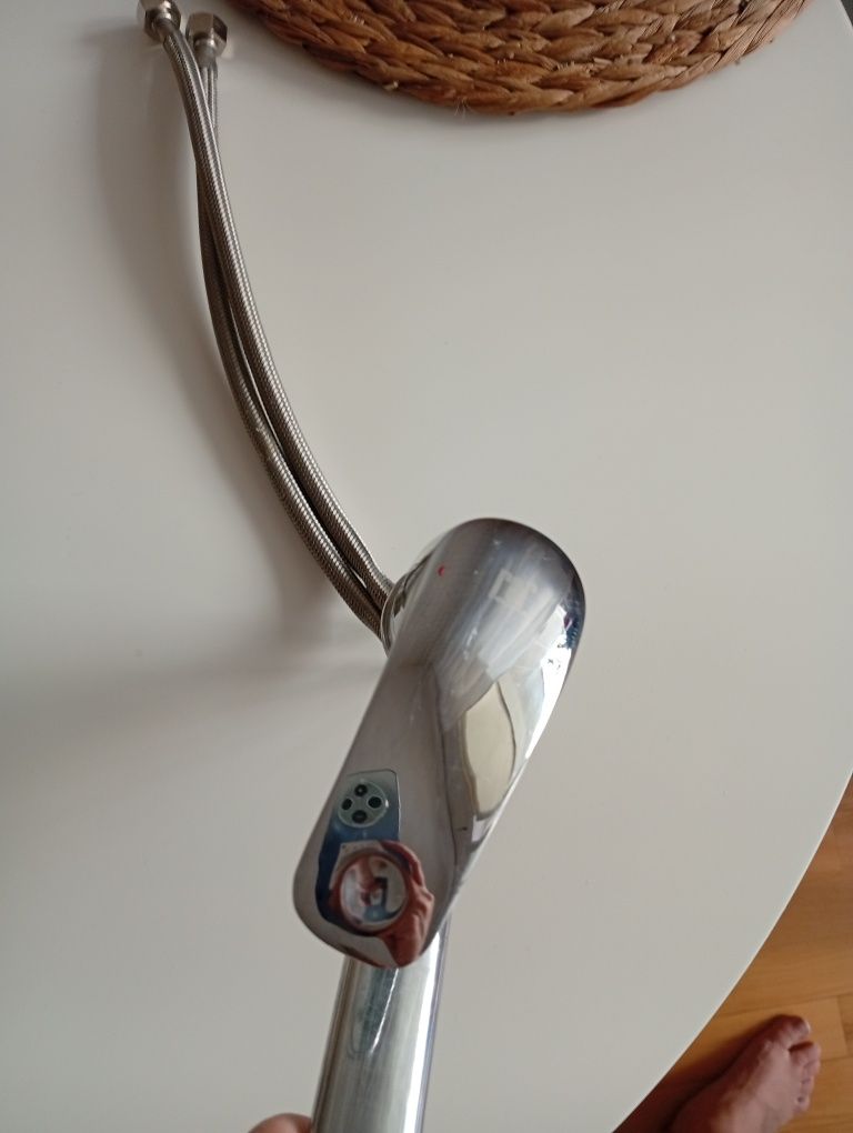 Kran zlew oraz umywalka ikea z wężykami