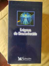 3 cassetes VHS tema Enigmas do desconhecido das Seleções Readers Diges