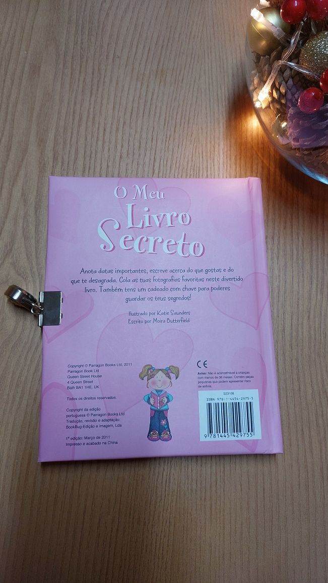 Diário "O meu livro secreto"