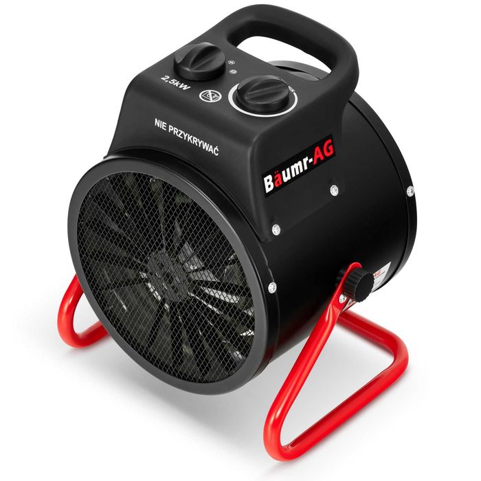 Nagrzewnica elektryczna BAUMR-AG 2,5kW 2500W dmuchawa farelka grzejnik