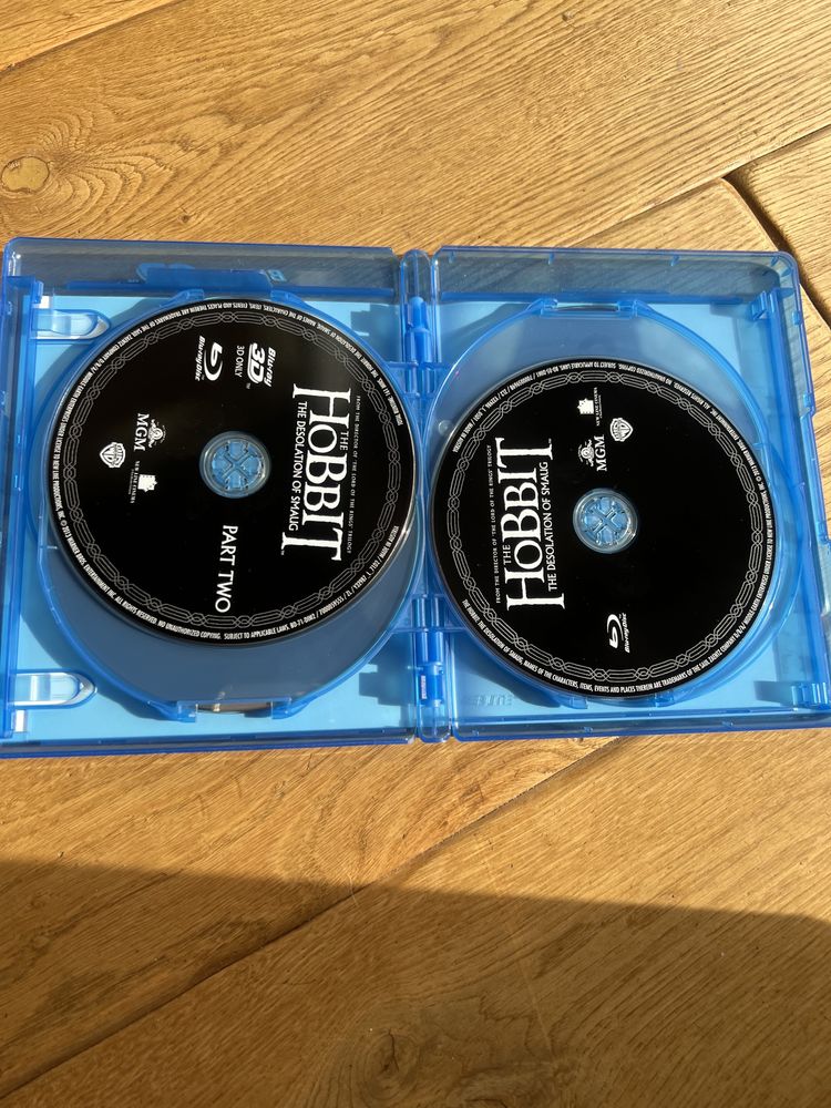 Film Hobbit Pustkowie Smauga 4 płyty Blu-Ray 3D