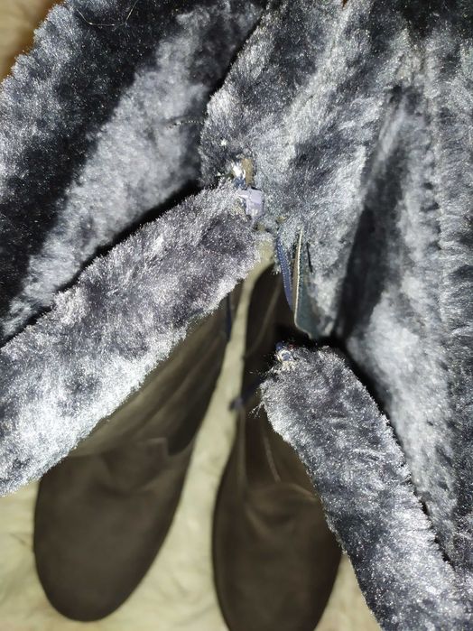 Чоботи, сапоги зимові жіночі на хутрі 40 розмір