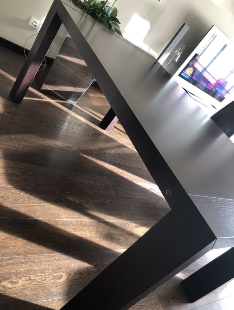 Stół drewniany Modern Caligaris Kler wenge